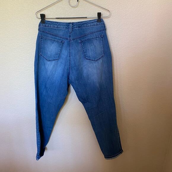 Nine West Medium Wash Skinny Ankle Jeans Size 10 - Picture 2 of 4